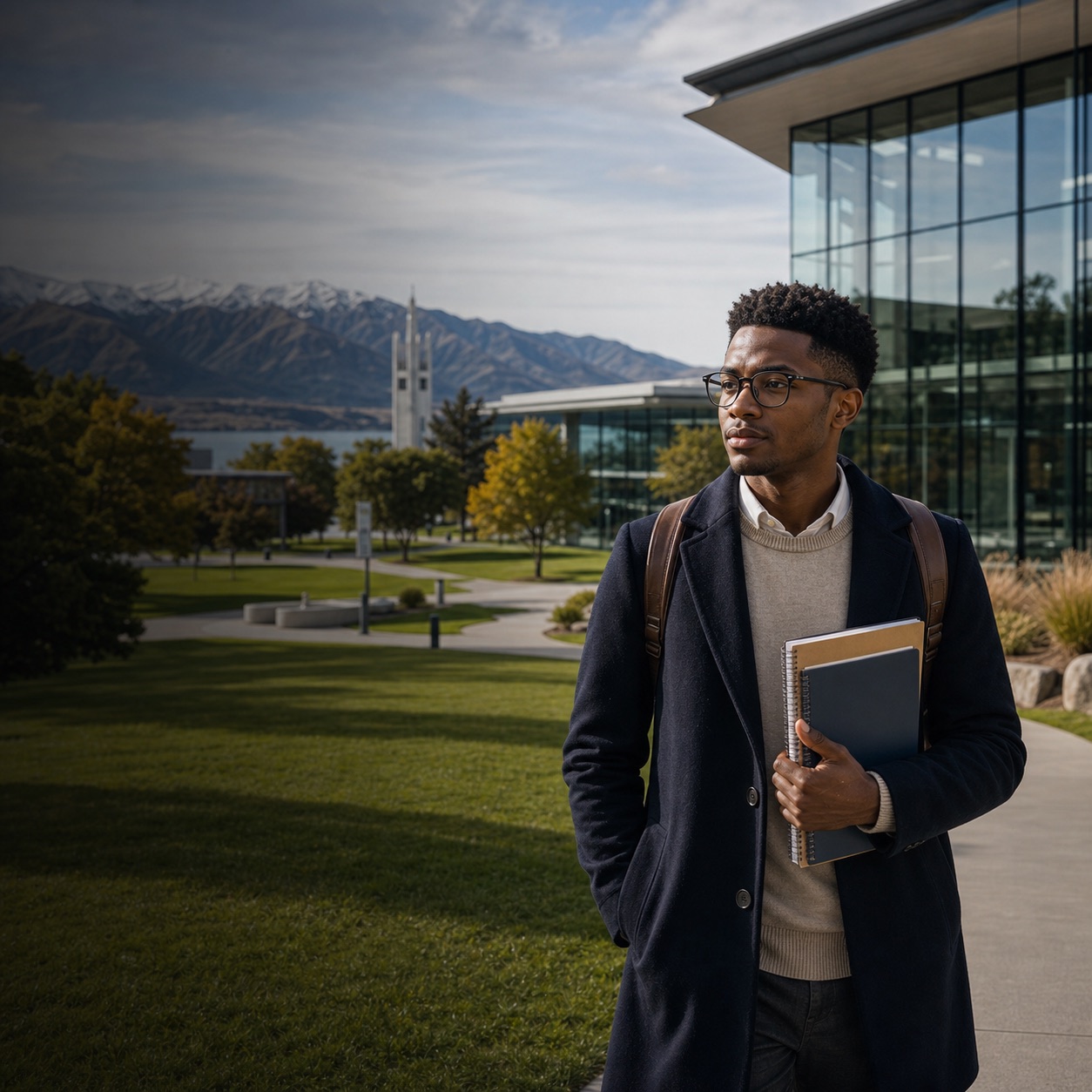 Student exploring a New Zealand study destination